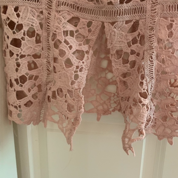 Fashion nova lace,crochet mauve dress - Picture 4 of 6